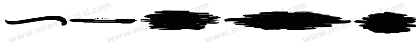 Dirty Brush Regular字体转换